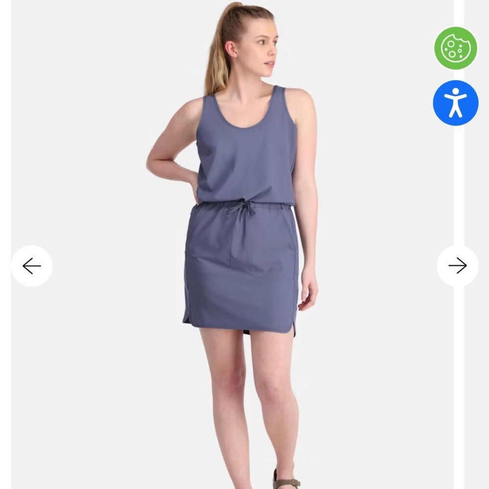 Kari Traa Ruth tankdress in moon blue, size L. Sold out online.
